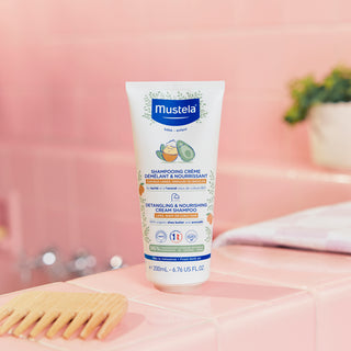 Mustela| שמפו מזין ומתיר קשרים לשיער גלי ומתולתל