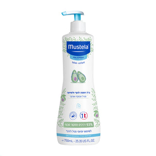 Mustela | ג'ל רחצה לגוף ולשיער 750 מ"ל